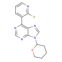 CAS: 1093101-52-0 | BI3333 | 6-(2-Fluoropyridin-3-yl)-9-(tetrahydro-2H-pyran-2-yl)-9H-purine
