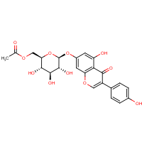 CAS:73566-30-0 | BIA735 | 6"-O-Acetylgenistin