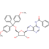CAS:81246-82-4 | BIB1041 | N-[9-[5-[[Bis(4-methoxyphenyl)-phenylmethoxy]methyl]-3,4-dihydroxyoxolan-2-yl]purin-6-yl]benzamide