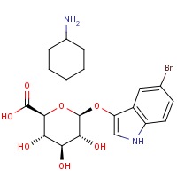 CAS: 199326-16-4 | BIB1407 | 5-Bromo-3-indolyl beta-D-glucuronide cyclohexylammonium salt