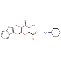 CAS: 216971-58-3 | BIB1421 | 3-Indolyl beta-D-glucuronide cyclohexylammonium salt