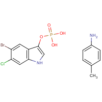 CAS:6769-80-8 | BIB6006 | 5-Bromo-6-chloro-3-indolyl phosphate, p-toluidine salt
