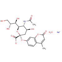 CAS: 76204-02-9 | BIB6114 | 2'-(4-Methylumbelliferyl)-alpha-D-N-acetylneuraminic acid sodium salt hydrate