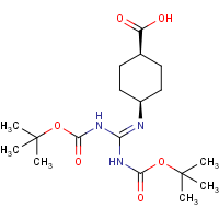 CAS:1263045-22-2 | BIBP1062 | 4-cis-[(Boc)2-Guanidino]cyclohexane carboxylic acid