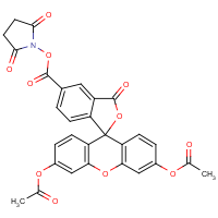CAS:150347-59-4 | BIC1063 | 5(6)-Carboxyfluorescein diacetate N-hydroxysuccinimide ester