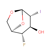 CAS:  | BICL2044 | 1,6-Anhydro-2,4-dideoxy-4-fluoro-2-iodo-β-D-glucopyranose