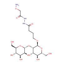 CAS:  | BICL2080 | 3-[2-[2-(Aminooxy)acetyl]hydrazinocarbonyl]propyl 2?-mannobioside