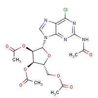 CAS: 137896-02-7 | BICL2087 | 2-Acetamido-6-chloro-9-(2,3,5-tri-O-acetyl-?-D-ribofuranosyl)purine