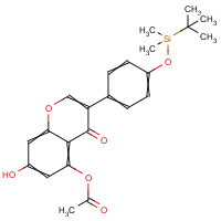 CAS:1330249-25-6 | BICL2094 | 5-O-Acetyl-4'-O-tert-butyldimethylsilyl-genistein