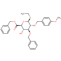 CAS:  | BICL2235 | Ethyl 3-O-benzyl-2-O-(4-methoxybenzyl)-1-thio-?-D-glucopyranosiduronic acid benzyl ester