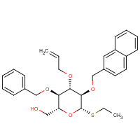 CAS:  | BICL2236 | Ethyl 3-O-allyl-4-O-benzyl-2-O-naphthylmethyl-1-thio-?-D-glucopyranoside