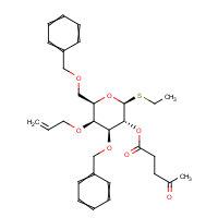 CAS: | BICL2238 | Ethyl 4-O-allyl-3,6-di-O-benzyl-2-O-levulinoyl-1-thio-?-D-glucopyranoside