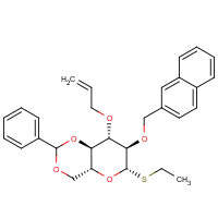 CAS: | BICL2241 | Ethyl 3-O-allyl-4,6-O-benzylidene-2-O-naphthylmethyl-1-thio-?-D-glucopyranoside