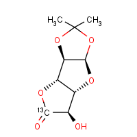 CAS: 40010-58-0 | BICL2336 | 1,2-O-Isopropylidene-?-L-idofuranuronic-6-13C acid ?-lactone