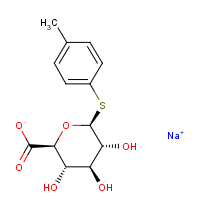 CAS:  | BICL2379 | 4-Methylphenyl 1-thio-?-D-glucopyranosiduronic acid sodium salt