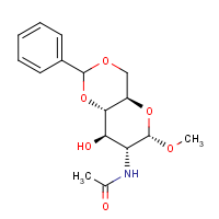 CAS: 6619-04-1 | BICL2383 | Methyl 2-acetamido-4,6-O-benzylidene-2-deoxy-?-D-glucopyranoside