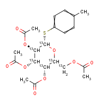 CAS: | BICL2399 | 4-Methylphenyl 2,3,4,6-tetra-O-acetyl-1-thio-β-D-glucopyranoside-1,2,3,4,5,6-13C6