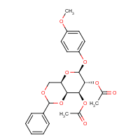 CAS:899433-75-1 | BICL2422 | 4-Methoxyphenyl 2,3-di-O-acetyl-4,6-O-benzylidene-?-D-galactopyranoside