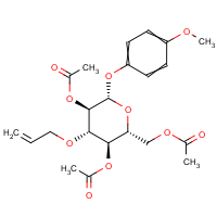 CAS:343254-39-7 | BICL2432 | 4-Methoxyphenyl 2,4,6-tri-O-acetyl-3-O-allyl-?-D-galactopyranoside