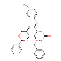 CAS:2170345-73-8 | BICL2437 | 4-Methylphenyl 2-O-acetyl-3-O-benzyl-4,6-O-benzylidene-1-thio-?-D-galactopyranoside
