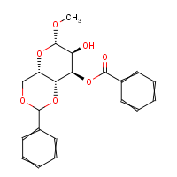 CAS: 50710-80-0 | BICL2450 | Methyl 3-O-benzoyl-4,6-O-benzylidene-α-D-mannopyranoside