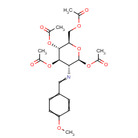 CAS:7597-81-1 | BICL2556 | 1,3,4,6-Tetra-O-acetyl-2-amino-2-deoxy-N-(4-methoxybenzylidene)-?-D-glucopyranose