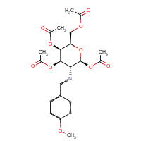 CAS: 34948-61-3 | BICL2594 | 1,3,4,6-Tetra-O-acetyl-2-amino-2-deoxy-N-(4-methoxybenzylidene)-?-D-galactopyranose