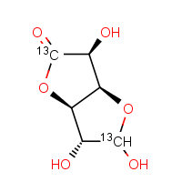 CAS:  | BICL4106 | D-Glucofuranuronic acid, gamma-lactone-1,6-13C2 min. Chem. 99% min. Isot. 99%