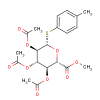 CAS: 61025-09-0 | BICL4149 | Methyl (4-methylphenyl 2,3,4-tri-O-acetyl-1-thio-beta-D-glucopyranosid)uronate