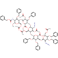 CAS:114870-00-7 | BICL4154 | Methyl O-(6-O-acetyl-2-azido-3,4-di-O-benzyl-2-deoxy-alpha-D-glucopyranosyl)-(1->4)-O-(methyl 2,3-di-O-benzyl-beta-D-glucopyranosyluronate)-(1->4)-O-(3,6-di-O-acetyl-2-azido-2-deoxy-alpha-D-glucopyranosyl)-(1->4)-O-(methyl 2-O-acetyl-3-O-benzyl-alpha-L-id