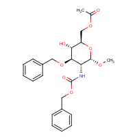 CAS: 114869-95-3 | BICL4159 | Methyl 6-O-acetyl-3-O-benzyl-2-benzyloxycarbonylamino-2-deoxy-alpha-D-glucopyranoside