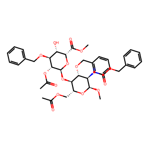 CAS:114869-97-5 | BICL4160 | Methyl 6-O-acetyl-3-O-benzyl-2-benzyloxycarbonylamino-2-deoxy-4-O-(methyl 2-O-acetyl-3-O-benzyl-alpha-L-idopyranosyluronate)-alpha-D-glucopyranoside