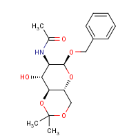 CAS: 66026-10-6 | BICL4252 | Benzyl 2-acetamido-2-deoxy-4,6-O-isopropylidene-alpha-D-glucopyranoside