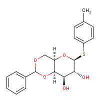 CAS: 161007-96-1 | BICL4356 | 4-Methylphenyl 4,6-O-benzylidene-1-thio-beta-D-galactopyranoside