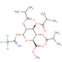CAS: 150607-96-8 | BICL4368 | 2,3,4-Tri-O-isobutyryl-1-O-trichloroacetimidoyl-alpha-D-glucopyranuronic acid methyl ester