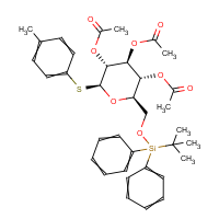 CAS:959793-42-1 | BICL5056 | 4-Methylphenyl 2,3,4-tri-O-acetyl-6-O-tert-butyldiphenylsilyl-1-thio-beta-D-glucopyranoside