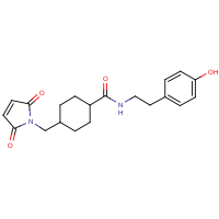 CAS: 143245-96-9 | BII104 | [2-(4-Hydroxyphenyl)ethyl]-[4-(N-maleimidomethyl)cyclohexyl]-carboxamide