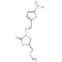 CAS: 4936-47-4 | BIM0611 | 5-(Methylsulfanylmethyl)-3-[(E)-(5-nitrofuran-2-yl)methylideneamino]-1,3-oxazolidin-2-one