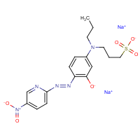 CAS:115408-94-1 | BIN0803 | 2-(5-Nitro-2-pyridylazo)-5-(N-propyl-N-sulphopropyl)phenol disodium salt
