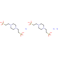 CAS: 100037-69-2 | BIP1706 | Piperazine-N,N'-bis-(2-ethanesulphonic acid)sesquisodium salt