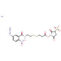 CAS: | BIPA111 | Sulphosuccinimidyl 2-(3-azido-2-nitrobenzamido)ethyl-1,3'-dithiopropionate