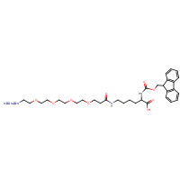 CAS: | BIPG1100 | 6-[3-(2-{2-[2-(2-Azido-ethoxy)-ethoxy]-ethoxy}-ethoxy)-propionylamino]-2-(9H-fluoren-9-ylmethoxycarb