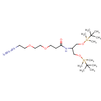 CAS:  | BIPG1123 | 2-(Azido-PEG2-amido)-1,3-bis-(tert-butyldimethylsilanoxy)propane