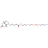 CAS:  | BIPG1221 | Biotin-PEG3-(CH2)3-NH2 TFA