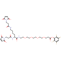 CAS:  | BIPG1240 | Bis-Mal-Lysine-PEG4-TFP ester