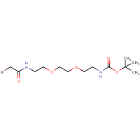 CAS:  | BIPG1315 | Bromoacetamido-PEG2 -Boc-amine