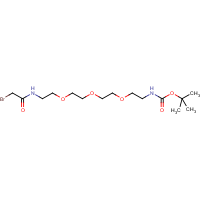 CAS:  | BIPG1316 | Bromoacetamido-PEG3 -Boc-amine