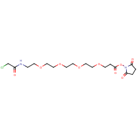 CAS:  | BIPG1368 | Chloroacetamido-PEG4- NHS ester