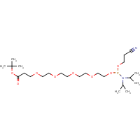 CAS: | BIPG1831 | t-Butyloxycarbonyll-PEG5-1-O-(b-cyanoethyl-N,N-diisopropyl)phosphoramidite