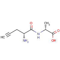 CAS: | BIS2006 | (2R)-2-[[(2R)-2-Aminopent-4-ynoyl]amino]propanoic acid